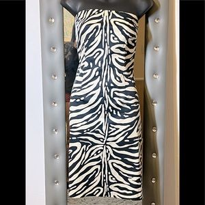 The Limited Animal Print Tube Top Dress